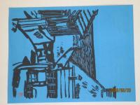 日本画巨匠の素描　「現代作家木版画集」　全６画中5画　芸艸堂　