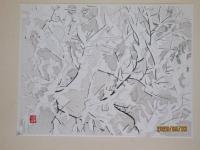 日本画巨匠の素描　「現代作家木版画集」　全６画中5画　芸艸堂　