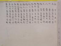山形県東置賜郡糠野目村大字糠野目・上平柳・福沢・夏茂（元夏刈・元津久茂）・石岡字限地図　（明治41年）　肉筆彩色