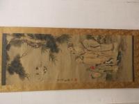 斎藤墨湖画幅　「高士図」　現酒田市松山出身の画家
