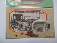山形県立米沢商業学校　落成記念　絵葉書３枚