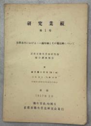 京都市衛生害虫研究会総合調査報告　京都市内におけるハエ越冬蛹とその寄生蜂について