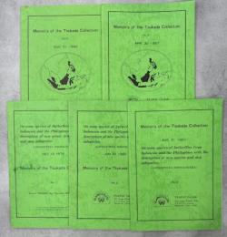 Memoirs of the Tsukada Collection 蝶類研究報告特別号　1－5(終刊)揃