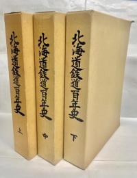 北海道鉄道百年史　上中下巻　全3巻揃