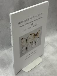 藤岡知夫蝶類コレクションリスト