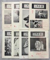 JKC展覧会(北海道で開催)プログラム10冊、チラシ2点、定款3冊、家庭犬(雑誌)109－120号内1冊欠(118号)