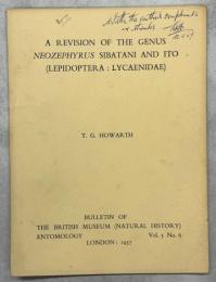 A Revision of the genus Neozephyrus Sibatani and Ito (Lepidoptera：Lycaenidae)