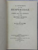 A Catalogue of the Hesperiidae from Europe,Asia and Australia in the British Museum 〈Natural History〉