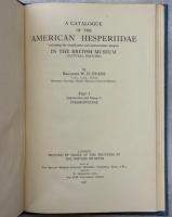 A Catalogue of the American Hesperiidae. Indicating the classification and nomenclature adopted in the British Museum〈Natural History〉