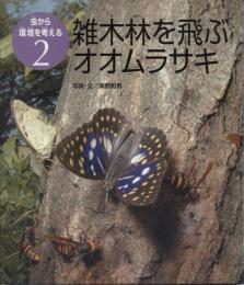 雑木林を飛ぶオオムラサキ
