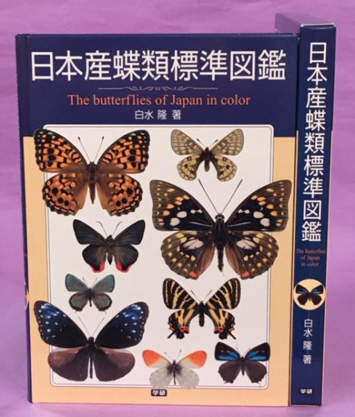 日本産蝶類標準図鑑    白水隆   学研　蝶　図鑑