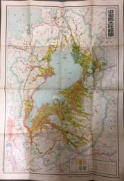 滋賀県土性略図　縮尺15万分之1