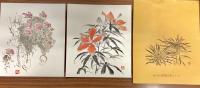墨で描く四季の花