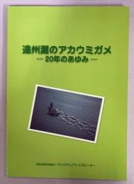 遠州灘のアカウミガメ：20年のあゆみ