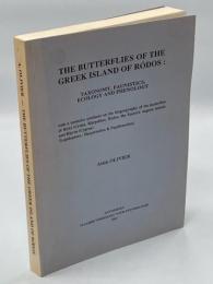 The Butterflies of the Greek Island of Rodos：Taxonomy、Faunistics、Ecology and Phenology