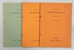 北海道野鼠被害調査報告　昭和33－35年度(第21-23回報告)