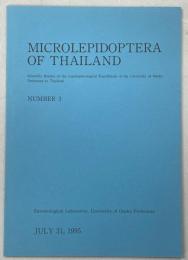 Microlepidoptera of Thailand : scientific results of the lepidopterological expeditions of the University of Osaka Prefecture to Thailan