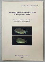 Annotated checklist of the inshore fishes of the Ogasawara Islands