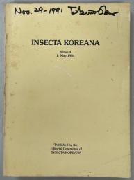 INSECTA KOREANA Series 4　Classification of the Subfamily Crabinae from Korea (Coleoptera：Carabidae)