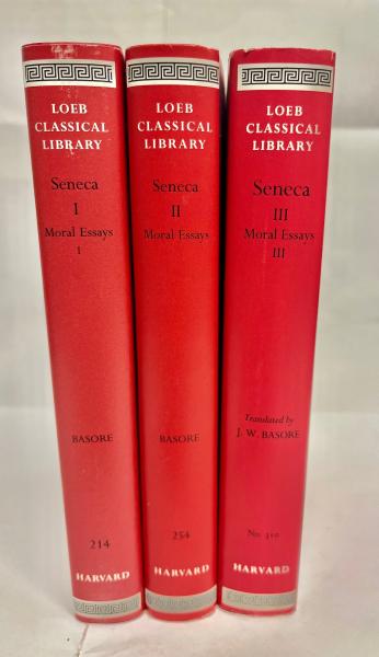 SENECA MORAL ESSAYS VOLUME Ⅰ-Ⅲ 【公式通販】