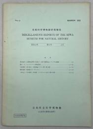 比和科学博物館研究報告