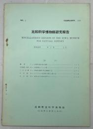 比和科学博物館研究報告