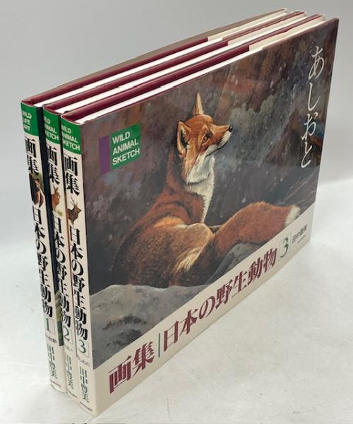 画集 日本の野生動物 田中豊美 全3巻セット 画集日本の野生動物(田中豊美著) / 古本、中古本、古書籍の通販は
