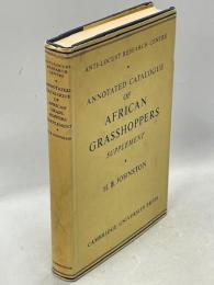 Annotated Catalogue of African Grasshoppers Supplement
