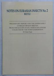 Notes on Eurasian Insects