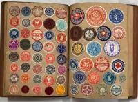 戦前から戦後　各種ラベル貼込帖