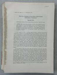 上野俊一別刷64篇(Trechinae チビゴミムシ類)　国立科学博物館研究報告、洞窟学雑誌、日本動物学彙報、Elytra、他