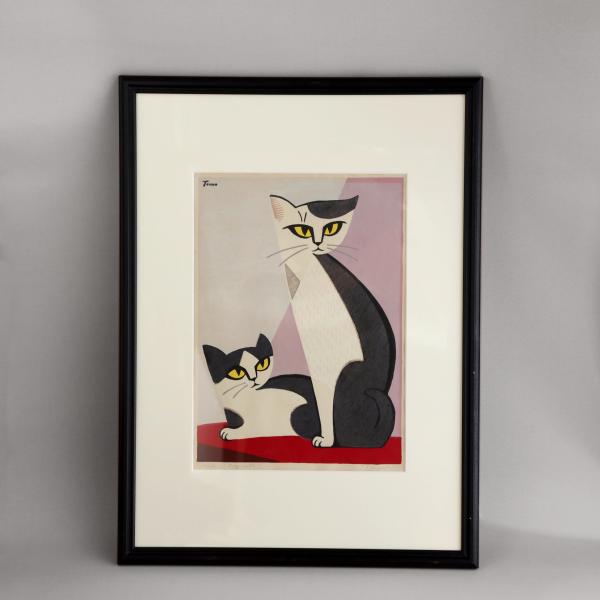 稲垣知雄「Big Cat」版画 / 古本、中古本、古書籍の通販は「日本の
