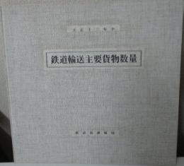 鉄道輸送主要貨物数量　大正13年中