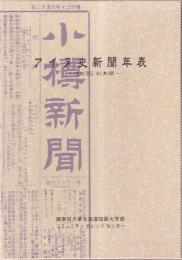 アイヌ史新聞年表 小樽新聞 総集編