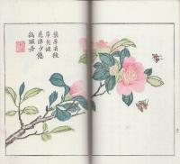芥子園?毛花果譜 上冊1巻～ ＜藝苑叢書＞(１４図彩色木版入り)