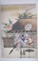 職人絵画　全24枚彩色木版画