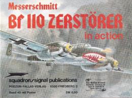 Messerschmitt Bf 110 ZERSTORER in action Band 40 mit Poster