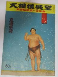 アサヒスポーツ別冊　大相撲展望　夏場所号　昭和29年5月1日発行　春場所優勝・三根山初優勝(表紙・三根山)