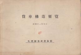 貨物構造便覧　昭和13年5月