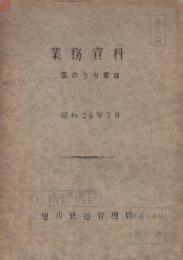 業務資料　雪のうち雪崩　昭和26年3月