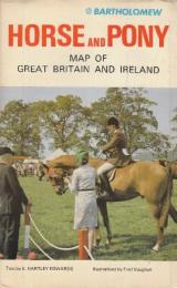 The Horse and Pony  Map of Great Britain and Ireland (馬とポニー - 英国とアイルランドの地図) 英文