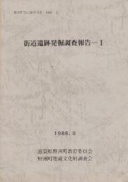 街道遺跡発掘調査報告－Ⅰ　(野洲町文化財資料)