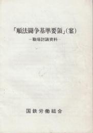 「順法闘争基準要領」（案）　職場討論資料