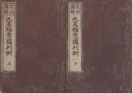 家相図解九星極意独判断　上下２冊揃