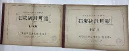 石炭統計月報　NO.6 NO.8　2冊セット