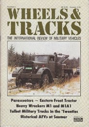 WHEELS & TRACKS: THE INTERNATIONAL REVIEW OF MILITARY VEHICLES: NUMBER 3　( ホイールとトラックの画像：軍用車両の国際レビュー：番号3)