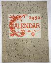 芹澤銈介型染カレンダー　１９８０年