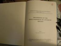 Proceedings of the Fifth Symposium on Antarctic Biology