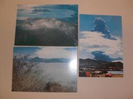 有珠山大噴火　絵葉書　　昭和52年8月7日の噴火