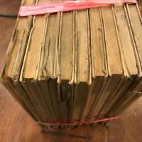 朝日政治経済叢書　1～10(8が欠)　海軍縮小の話・税の解説・少額金融の話・英国の失業問題・枢密院問題・婦人参政権の話・比例代表の話・中小商工業の話・農家経済の改善